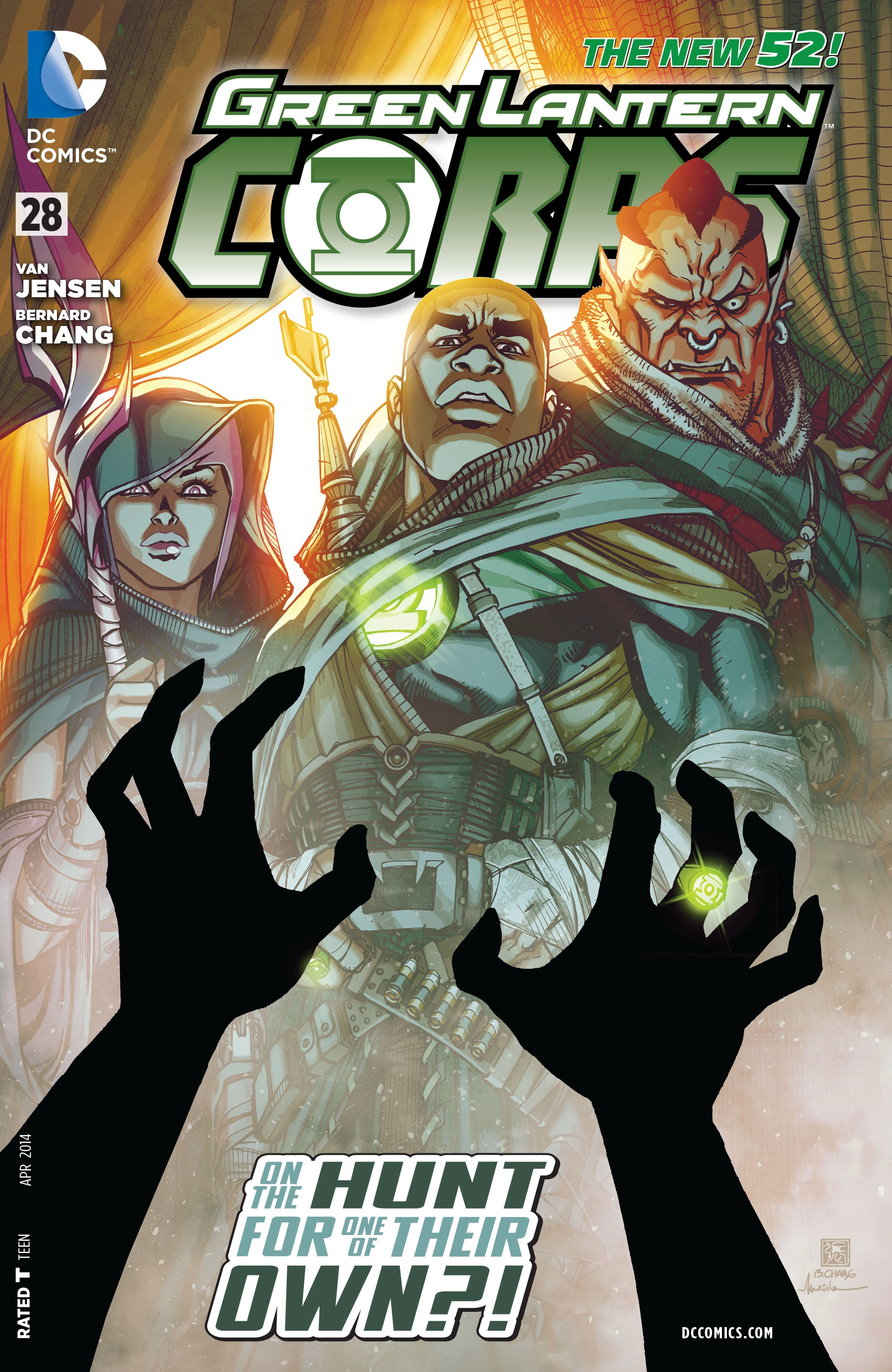 Green Lantern Corps #28 (DC, 2014 — Cover A) cover